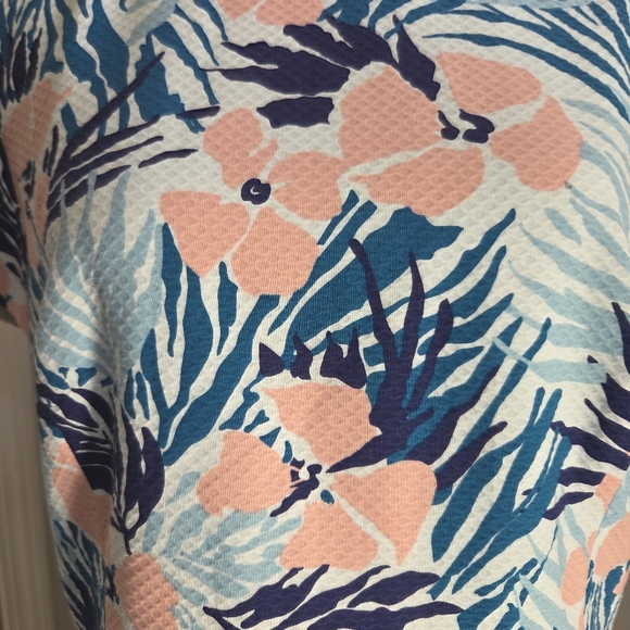 Brooks Brothers Pink and Blue 100% Cotton Sheath Dress Size 12 - Picture 2 of 7